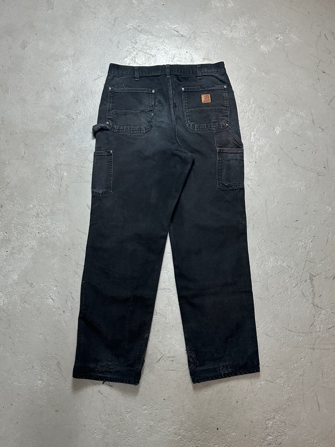 OG 칼하트 B136 더블니 블랙 칼하트 썩블니 워크팬츠 상품이미지4