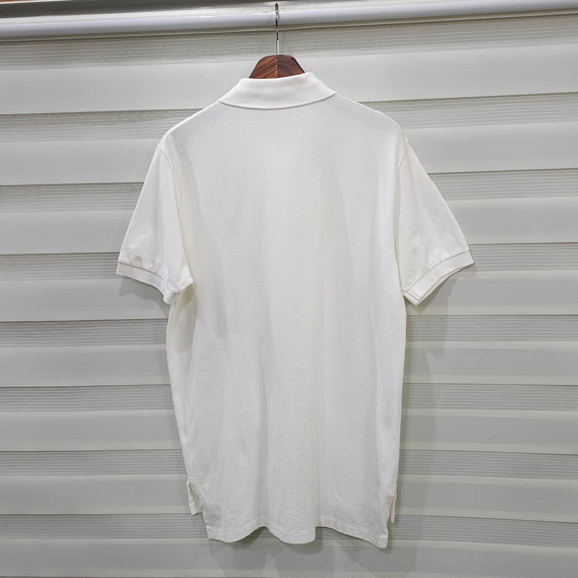 폴로 랄프로렌 화이트 반팔 카라티- L 상품이미지6