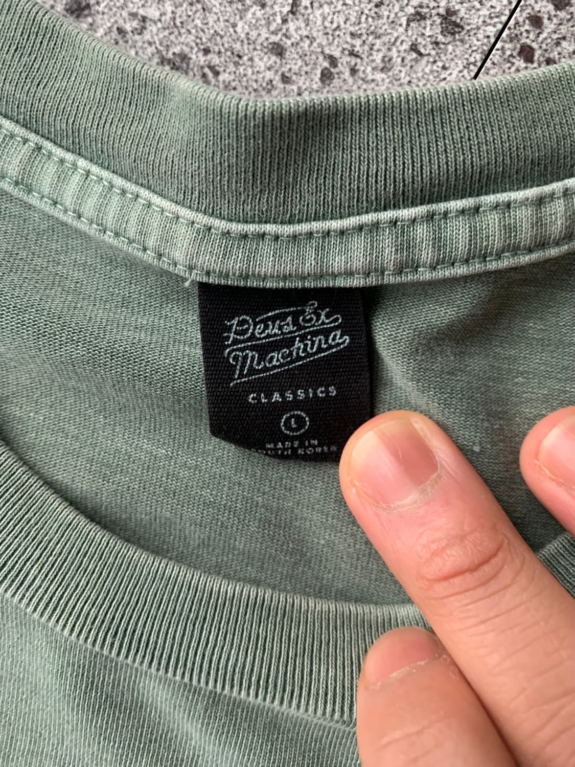 데우스 엑스 마키나 피그먼트 티셔츠 상품이미지3