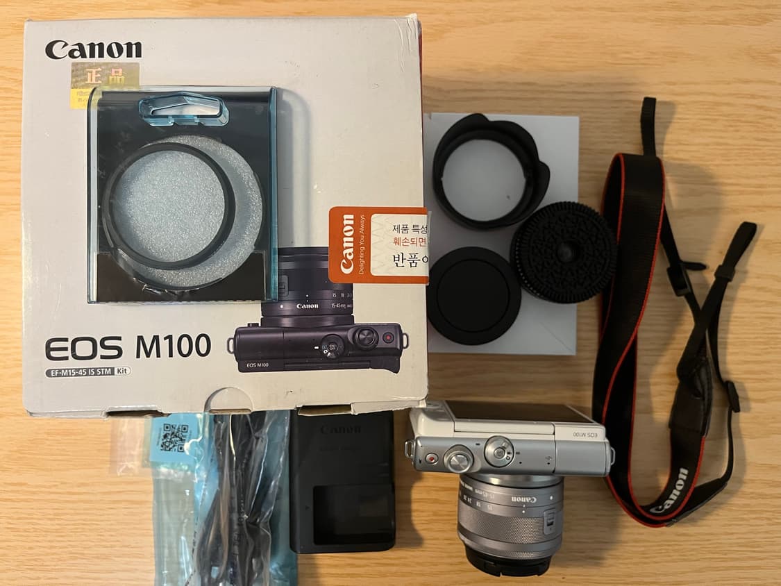 (작례 O, 풀박스) Canon eos m100 상품이미지1