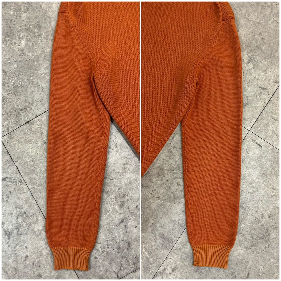 에디바우어 투웨이 니트 집업 오렌지 S #csz3262 상품이미지7