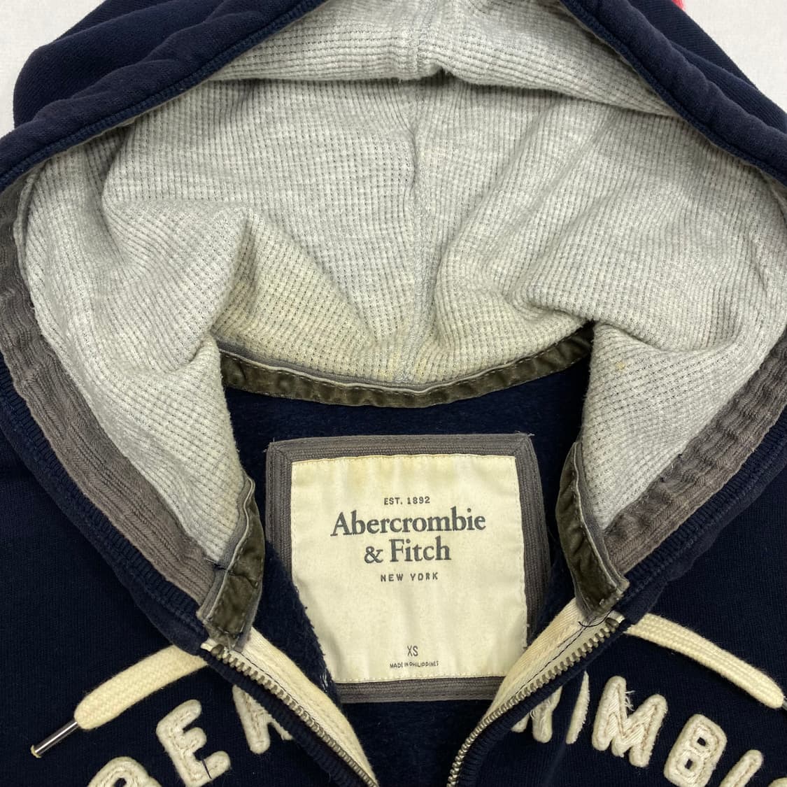 아베크롬비 딱붙핏 후드집업 여성 XS  상품이미지4