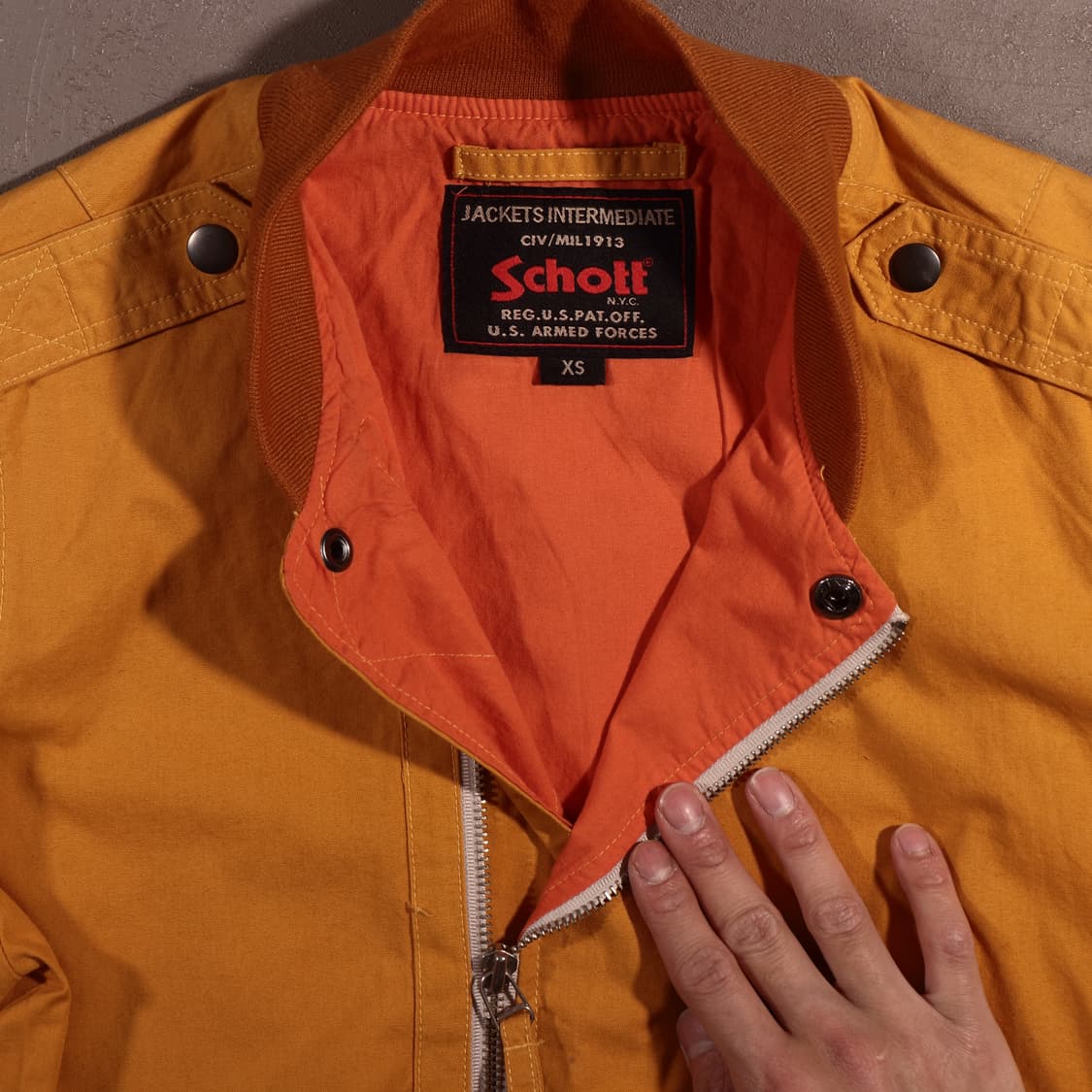 쇼트 코튼 플라이트 자켓  상품이미지5