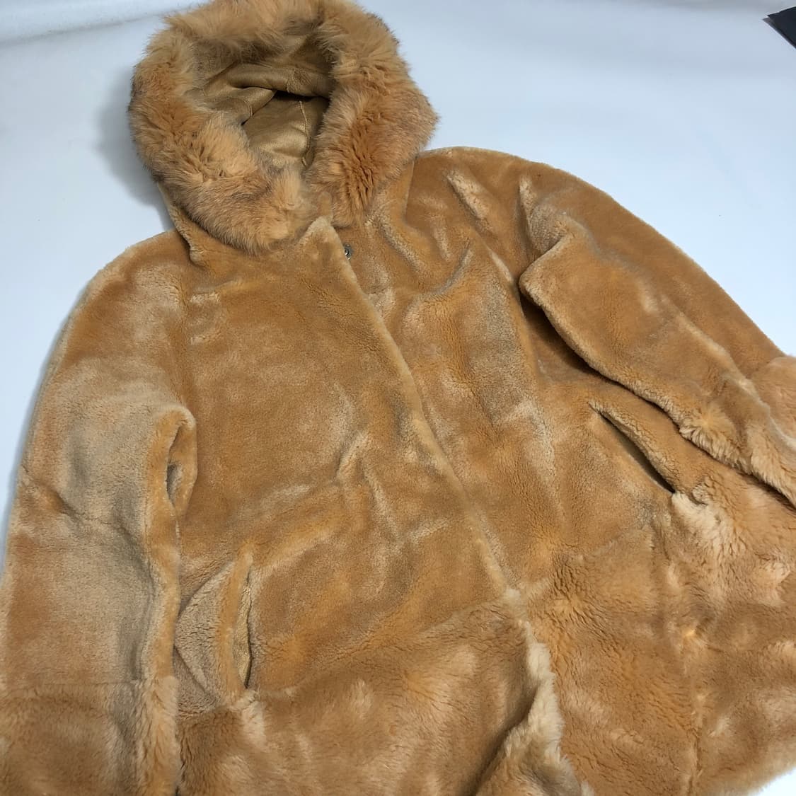 유니지 양모 폭스퍼 코트 66 상품이미지4