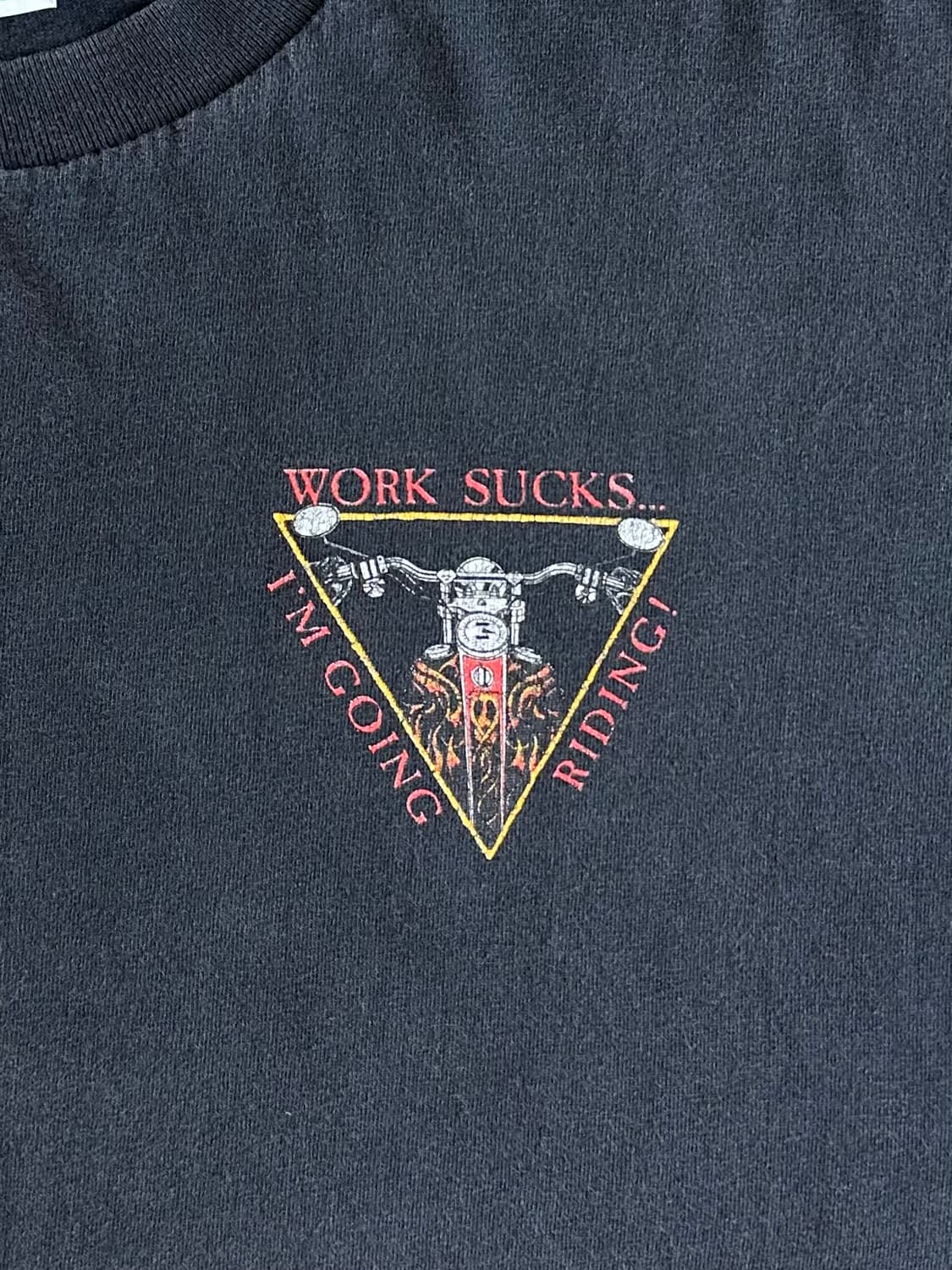 90s 빈티지 바이크 티셔츠 XL 할리데이비슨 상품이미지5
