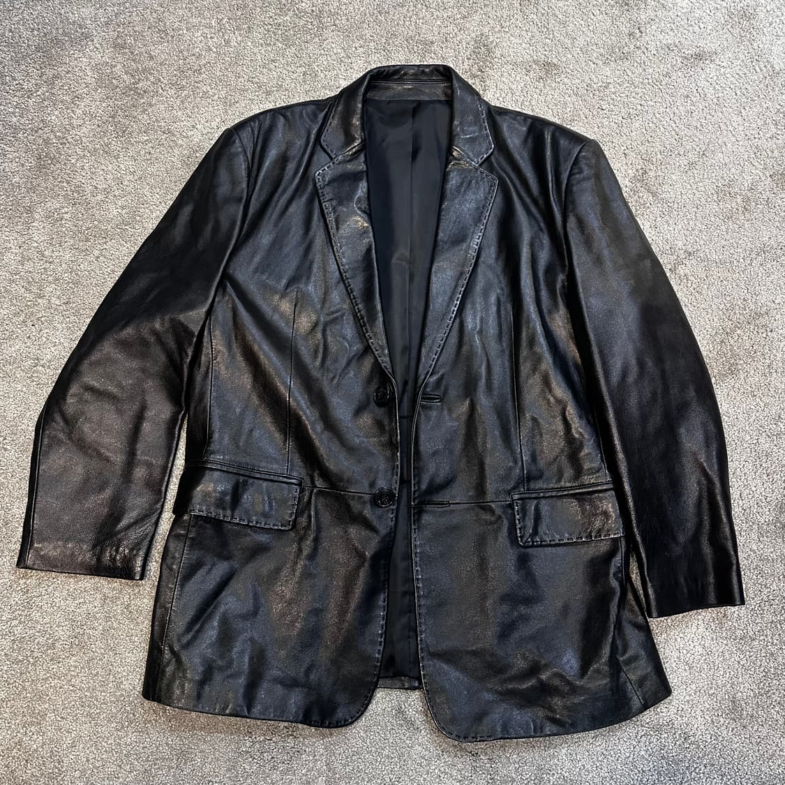 샐리앤존 빈티지 양가죽 블레이저 자켓105 상품이미지1