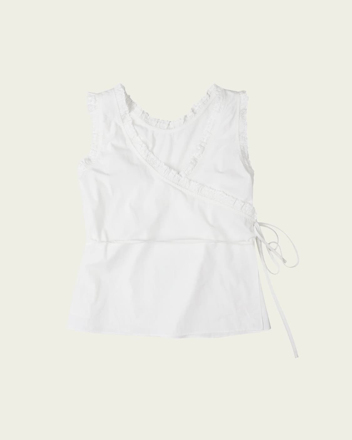 Ribbonbit tippy blouse_ivory 상품이미지2