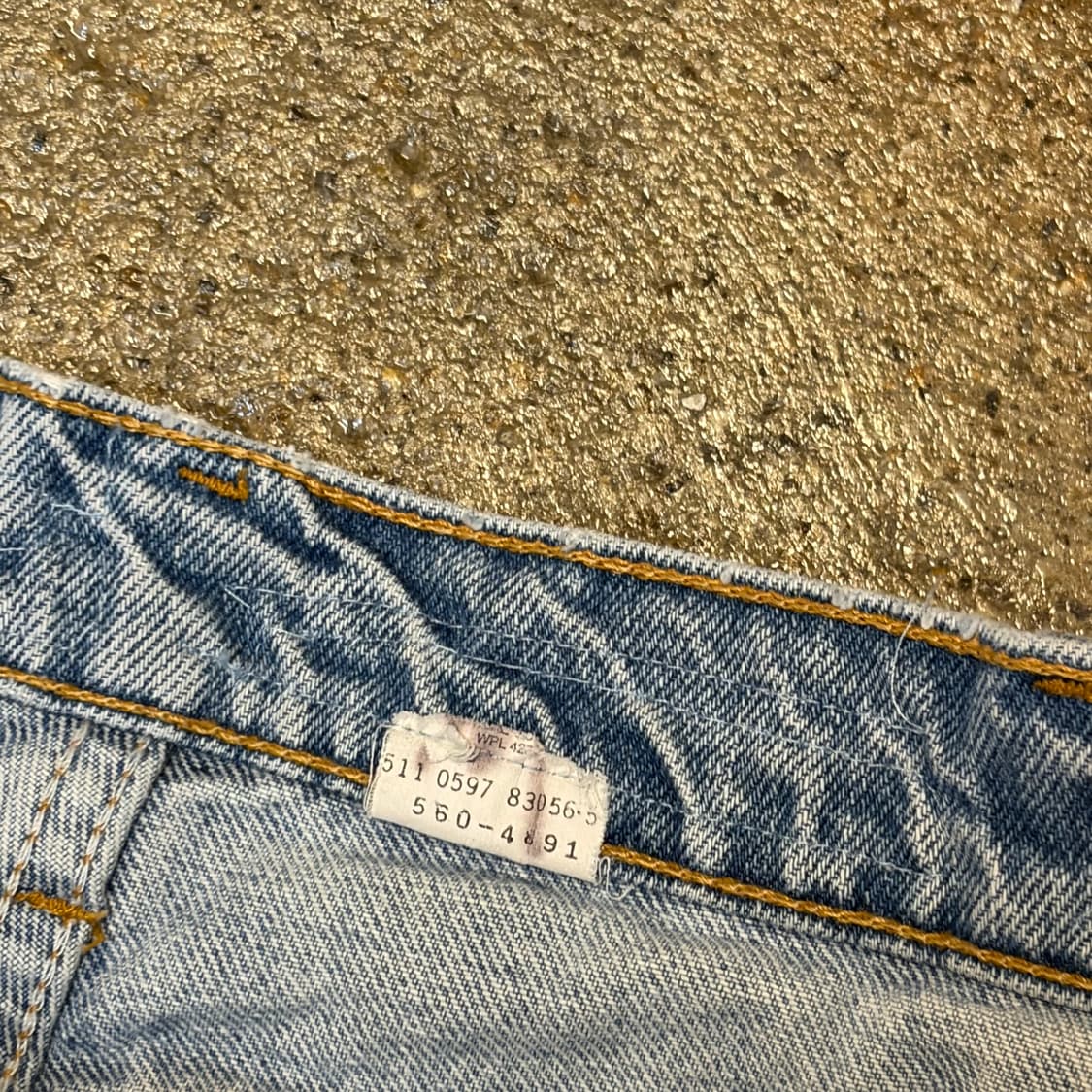 00s 미국빈티지 리바이스 550 연청 청바지 상품이미지3