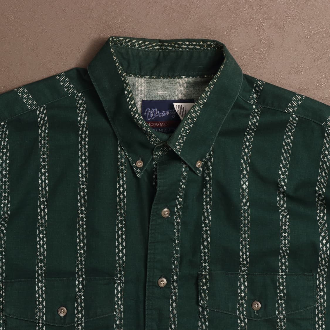 90's 랭글러 웨스턴 스트라이프 셔츠 A1706 상품이미지2