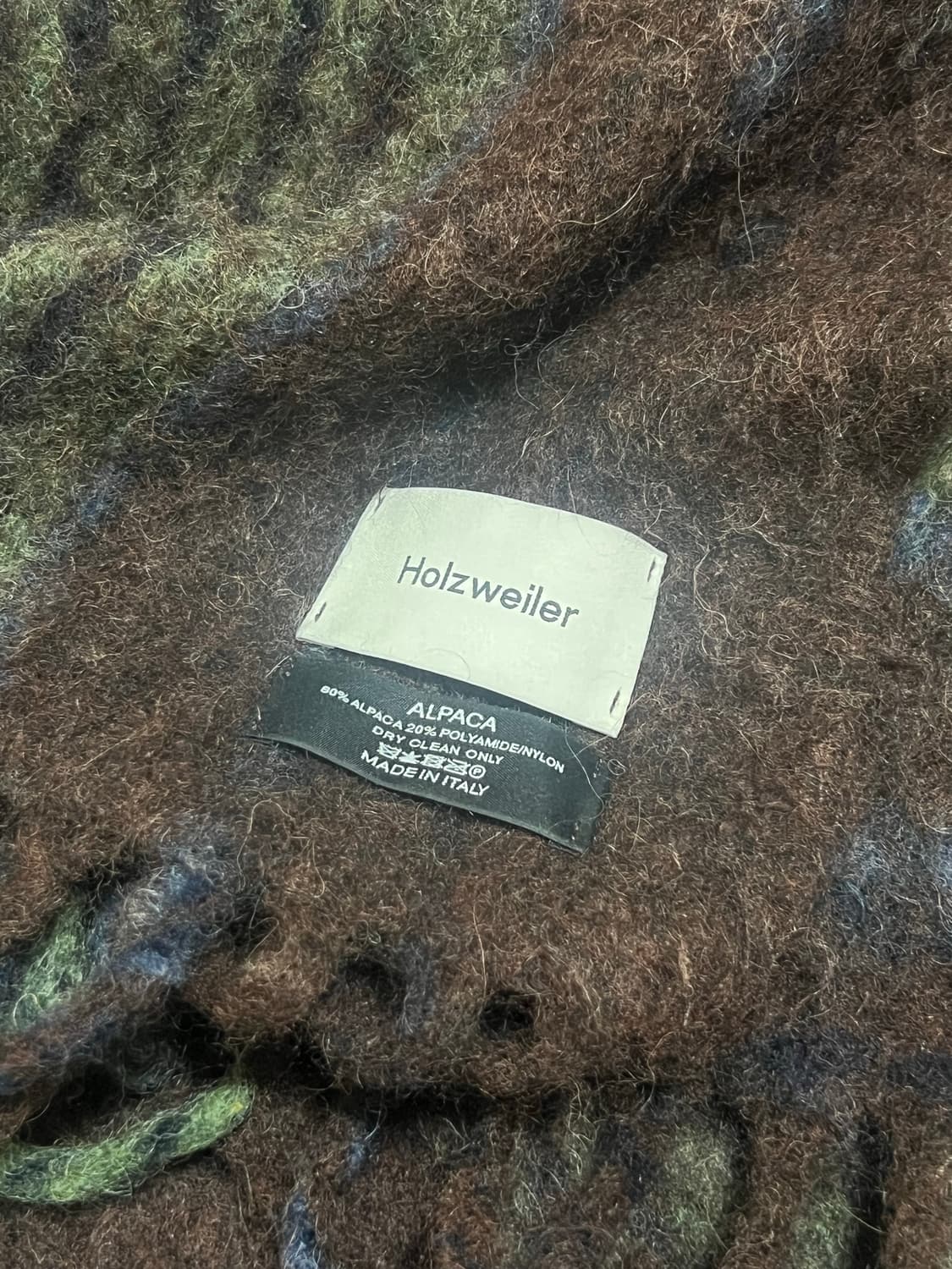 홀츠베일러 Holzweiler 알파카 모헤어 머플러 상품이미지1