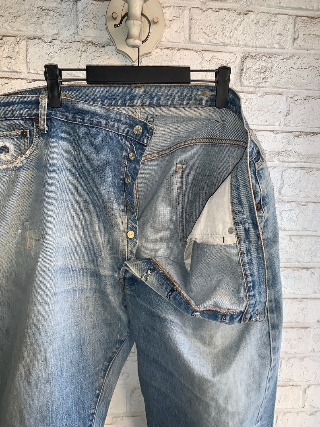 80년대 리바이스 셀비지 데님 팬츠 44인치 상품이미지5