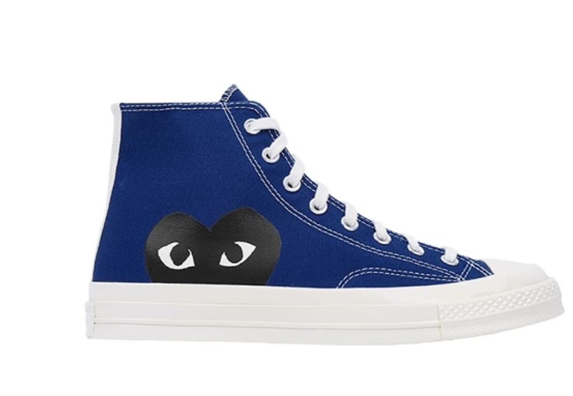 컨버스 꼼데가르송 척 70 하이 블루 쿼츠 275 상품이미지2