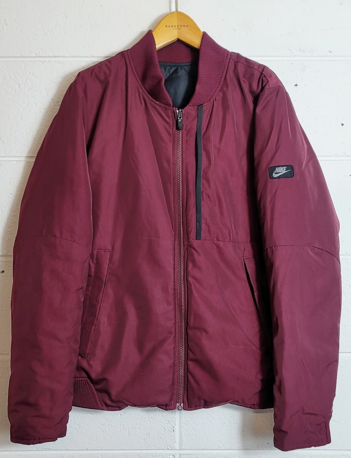 나이키 리버시블(양면) 덕다운(오리털) 패딩 블루종점퍼 판매 상품이미지1