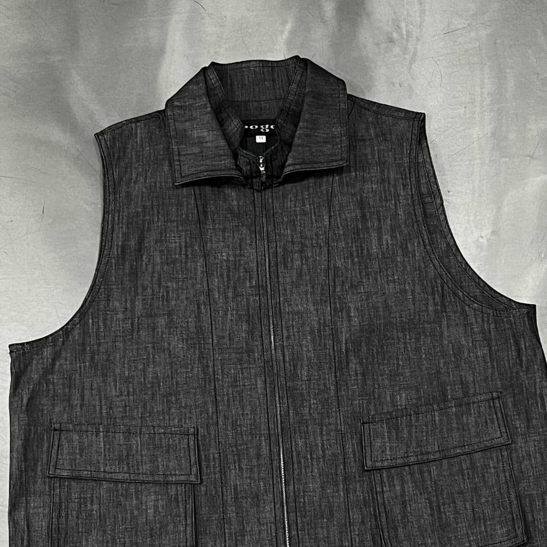  roga 더블 카라 집업 베스트 y16177 상품이미지3