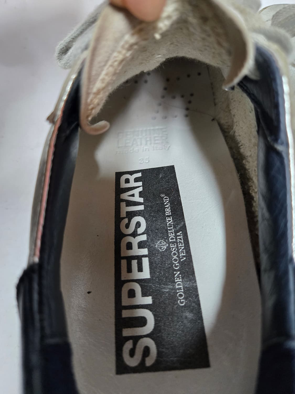 골든구스 GGBD/SSTAR 실버 스니커즈35 225mm 상품이미지8