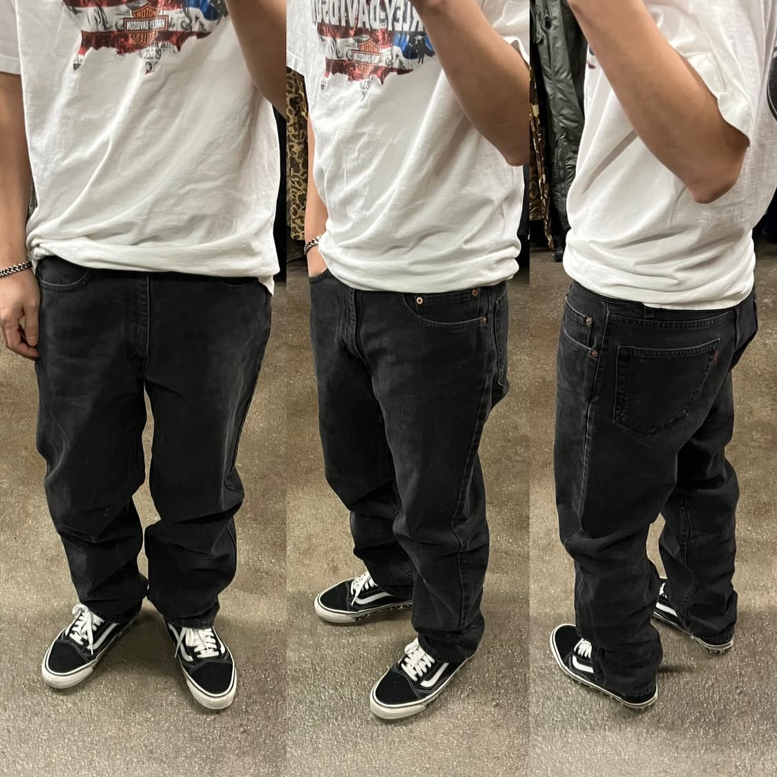 00s USA 리바이스550 블랙진 (32“) 상품이미지1