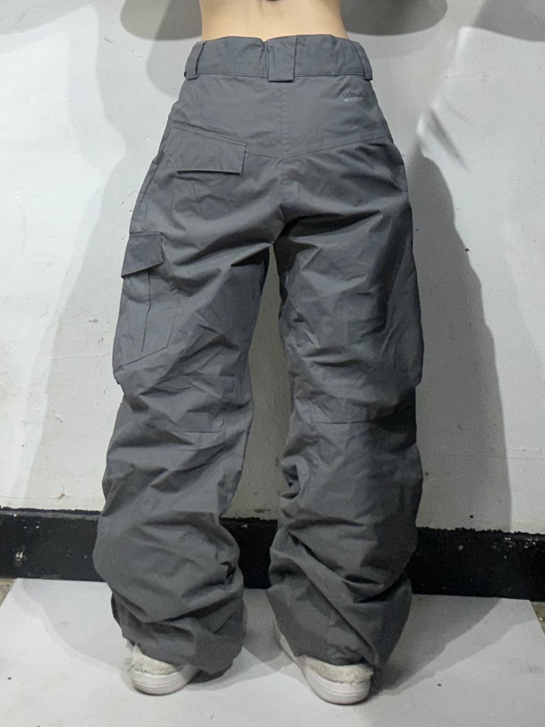 컬럼비아 그레이 스키 바지 와이드 트랙 팬츠 S 상품이미지3