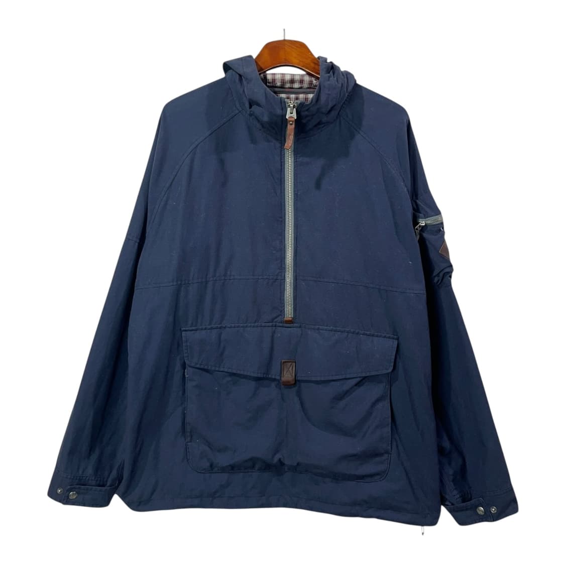 [Woolrich] 울리치 체크 안감 풀오버 후드 아노락 상품이미지1