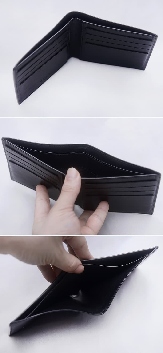 지방시 레터링 로고 클래식 블랙 카프스킨 8cc 반지갑 상품이미지7