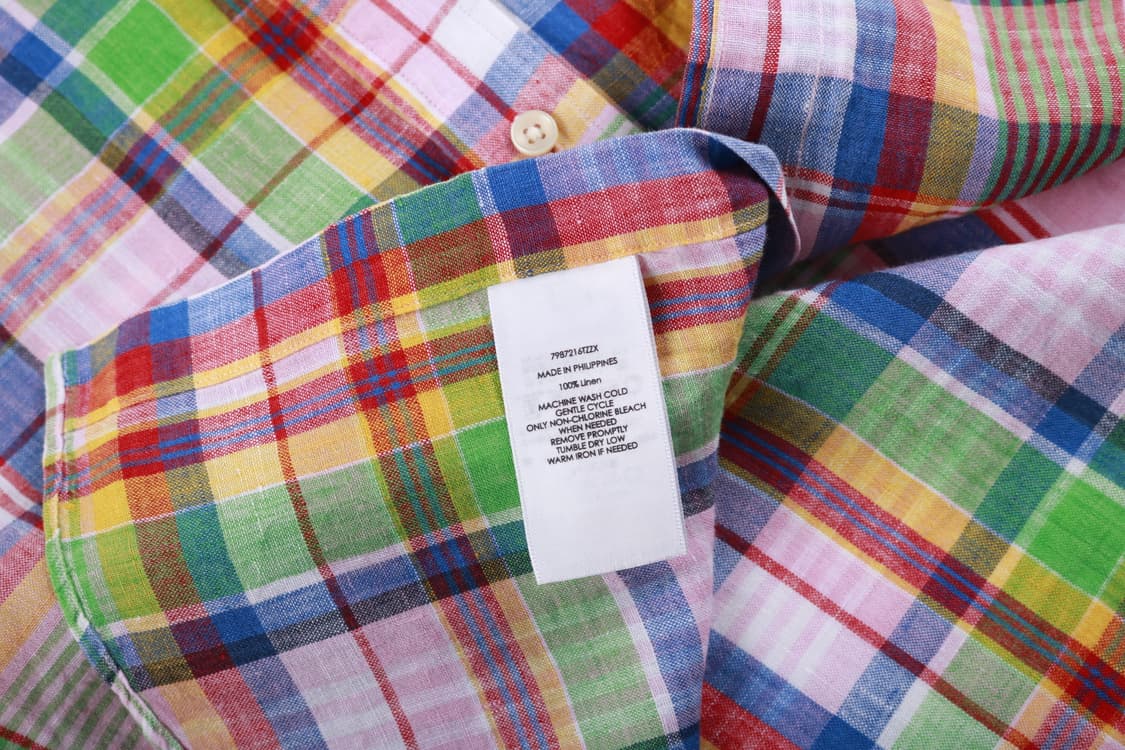 [S] 폴로 랄프로렌 마드라스 리넨 셔츠 상품이미지6