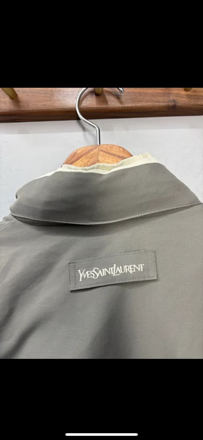 입생로랑 스몰로고 라이트카키 폴리자켓 H1465 상품이미지7