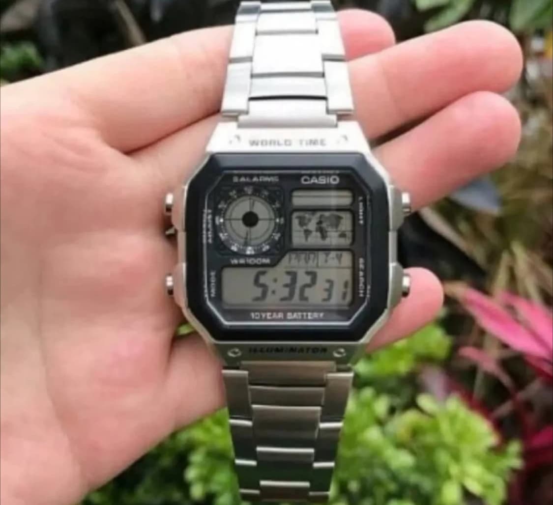 카시오 월드타임 메탈시계 새상품  상품이미지1