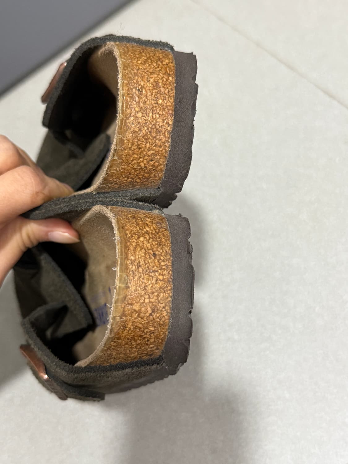 버켄스탁 보스턴 슬리퍼 모카 35사이즈  상품이미지3