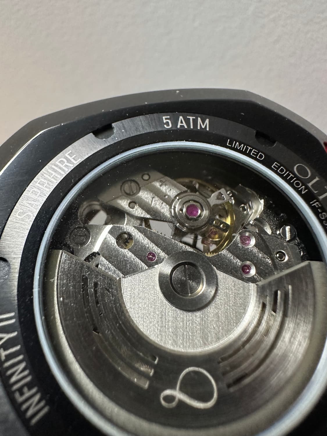 기계식 스켈레톤 올토8한정판 인피니티 오토매틱 희귀 대시보드 레이싱 상품이미지5