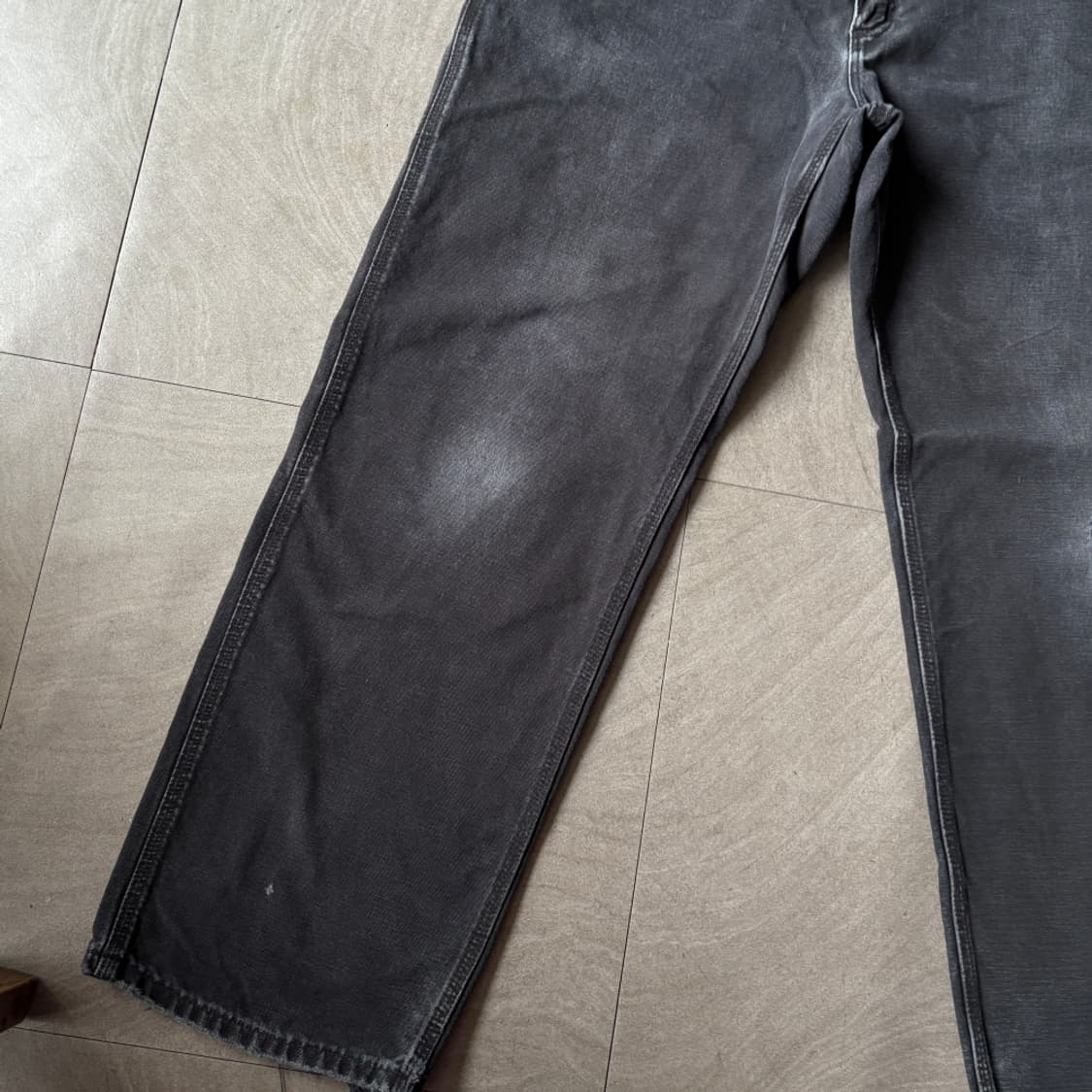 칼하트 정품 오리지널 블랙 싱글니 카펜터 팬츠 상품이미지7