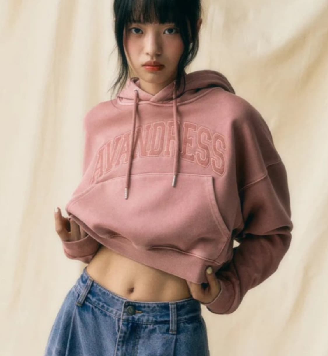 어반드레스 크롭 후드  상품이미지1