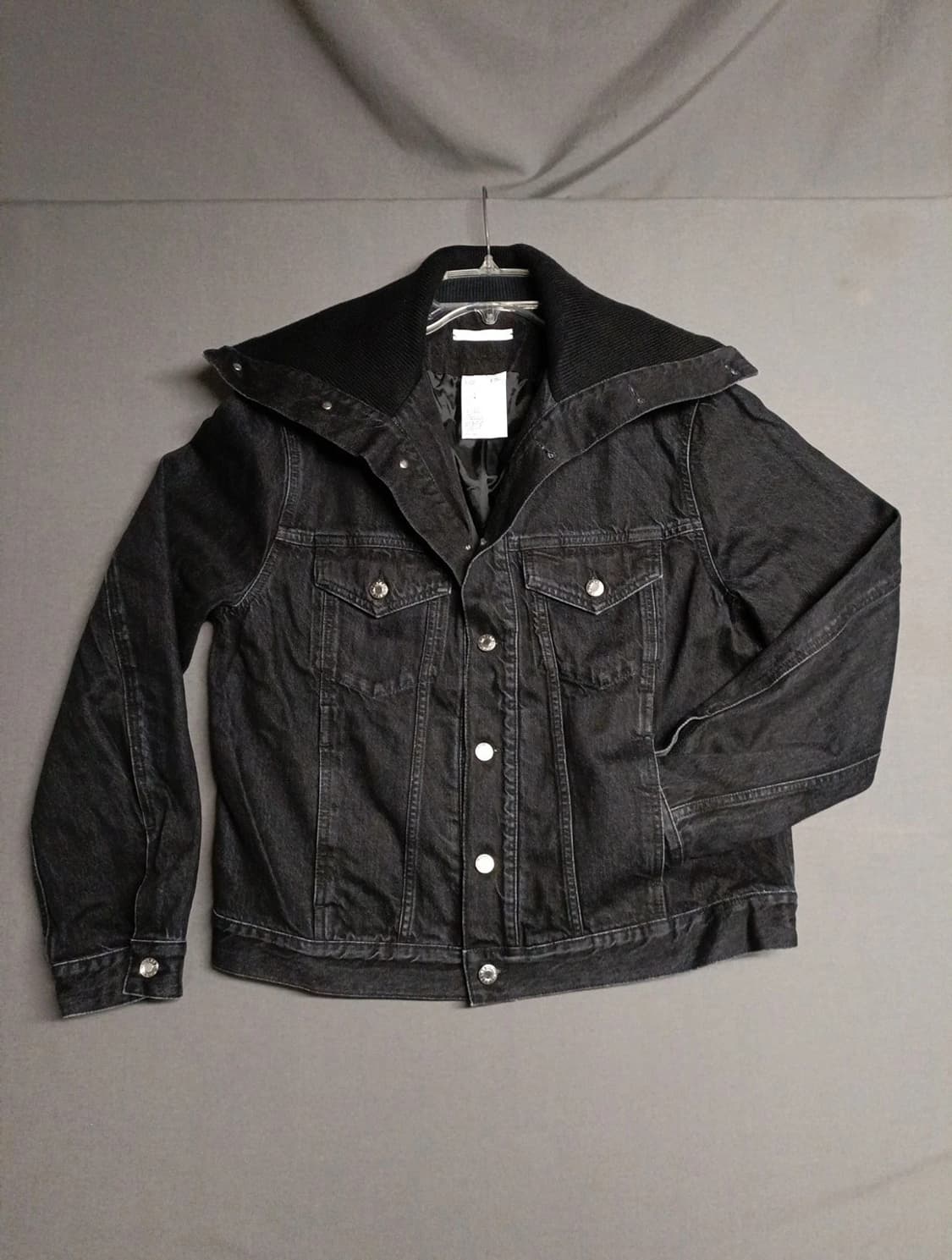 헬무트 랭 니트 칼라 트러커 자켓 상품이미지1