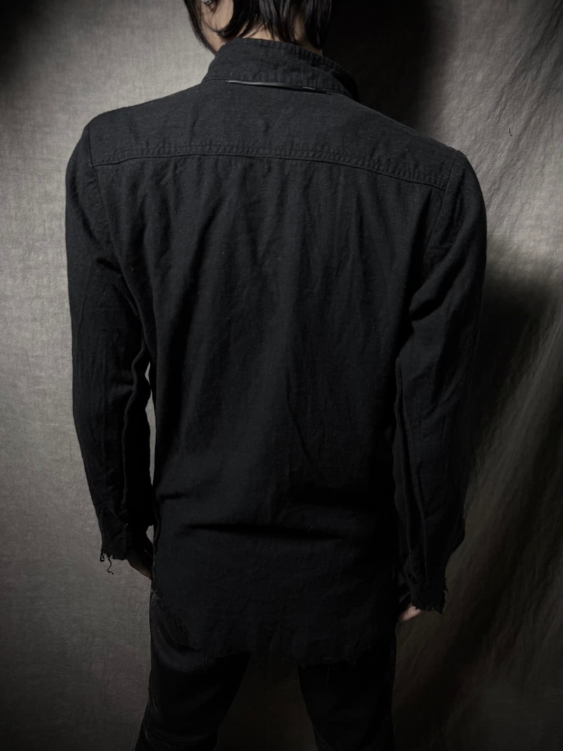 CATORCE Side Panel Cutout Linen Shirt  상품이미지3