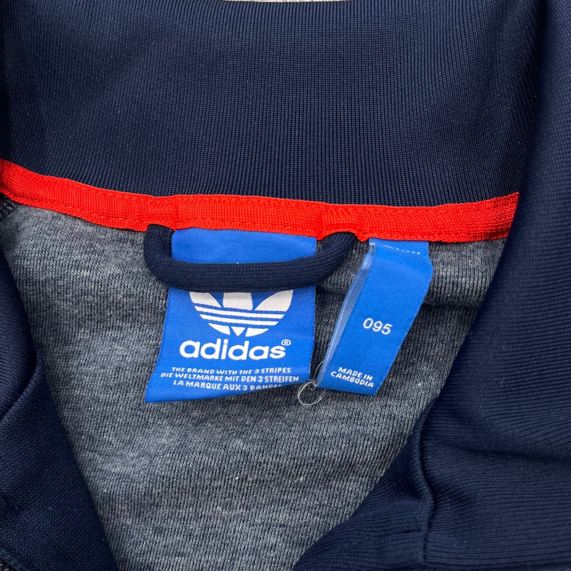 95 아디다스 삼선 트랙탑 네이비/레드/화이트 상품이미지4