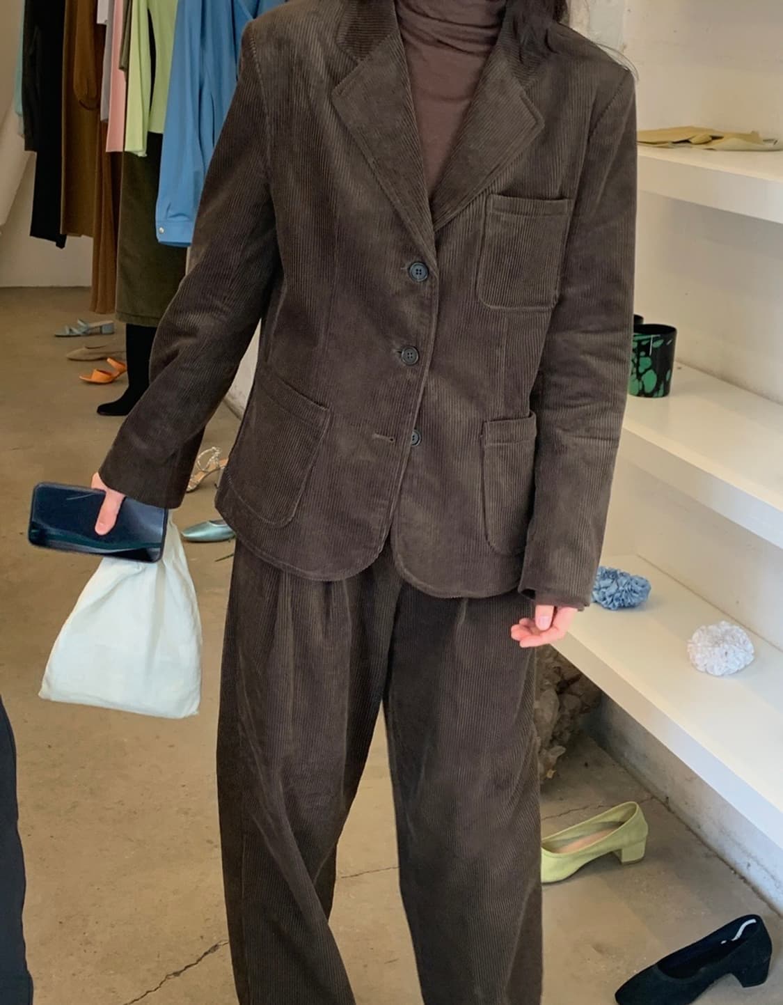 메이비베이비 코듀로이 팬츠(브라운, M) 상품이미지3