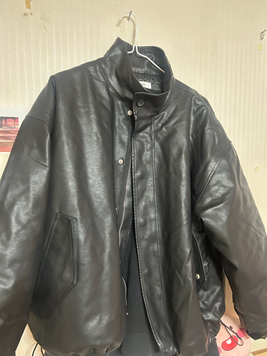 보세 mods 검은색 가죽자켓 상품이미지2