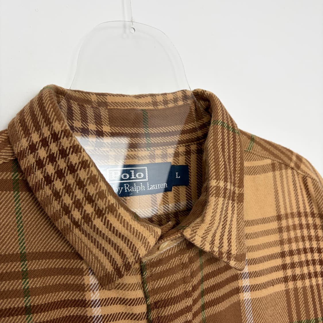 폴로 랄프로렌 가죽 패치 셔츠 상품이미지2