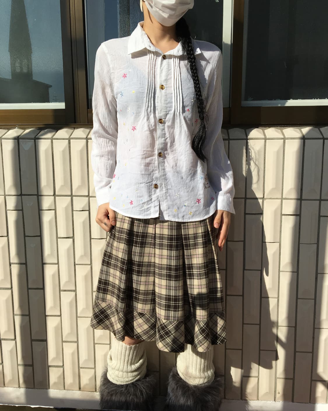 Embroidery pattern shirt 상품이미지5