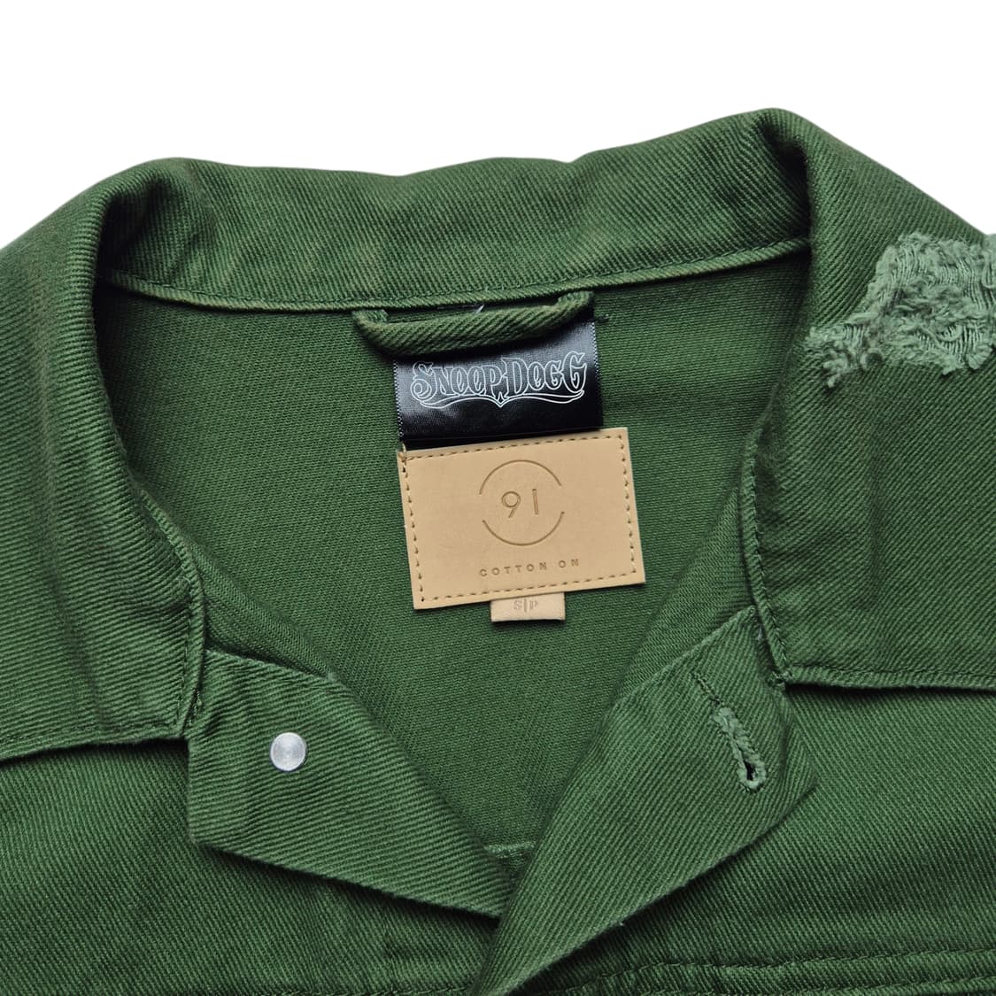 [S] 코튼온 스눕독패널 데님 트러커 자켓 상품이미지7