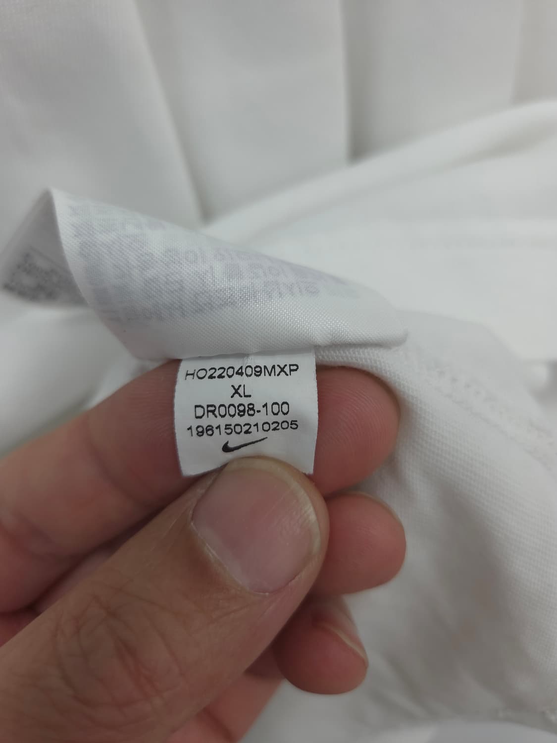 XL 나이키 피스마이너스원 흰색 데이지 프린팅 긴팔 티셔츠 상품이미지8