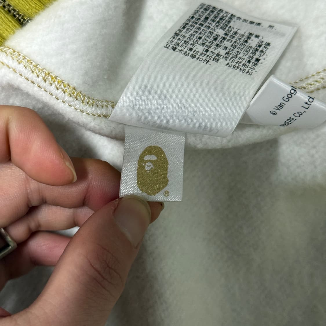 베이프 x 반고흐 해바라기 샤크 풀 집업 후디 상품이미지9