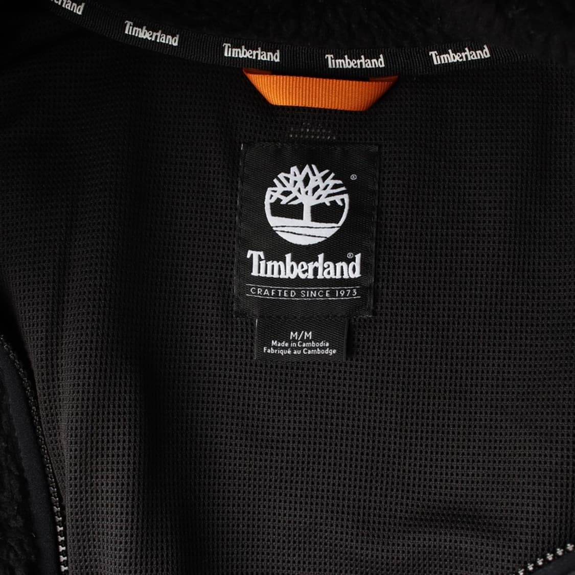 팀버랜드 블랙 배색 포켓 플리스 후리스 M 상품이미지6