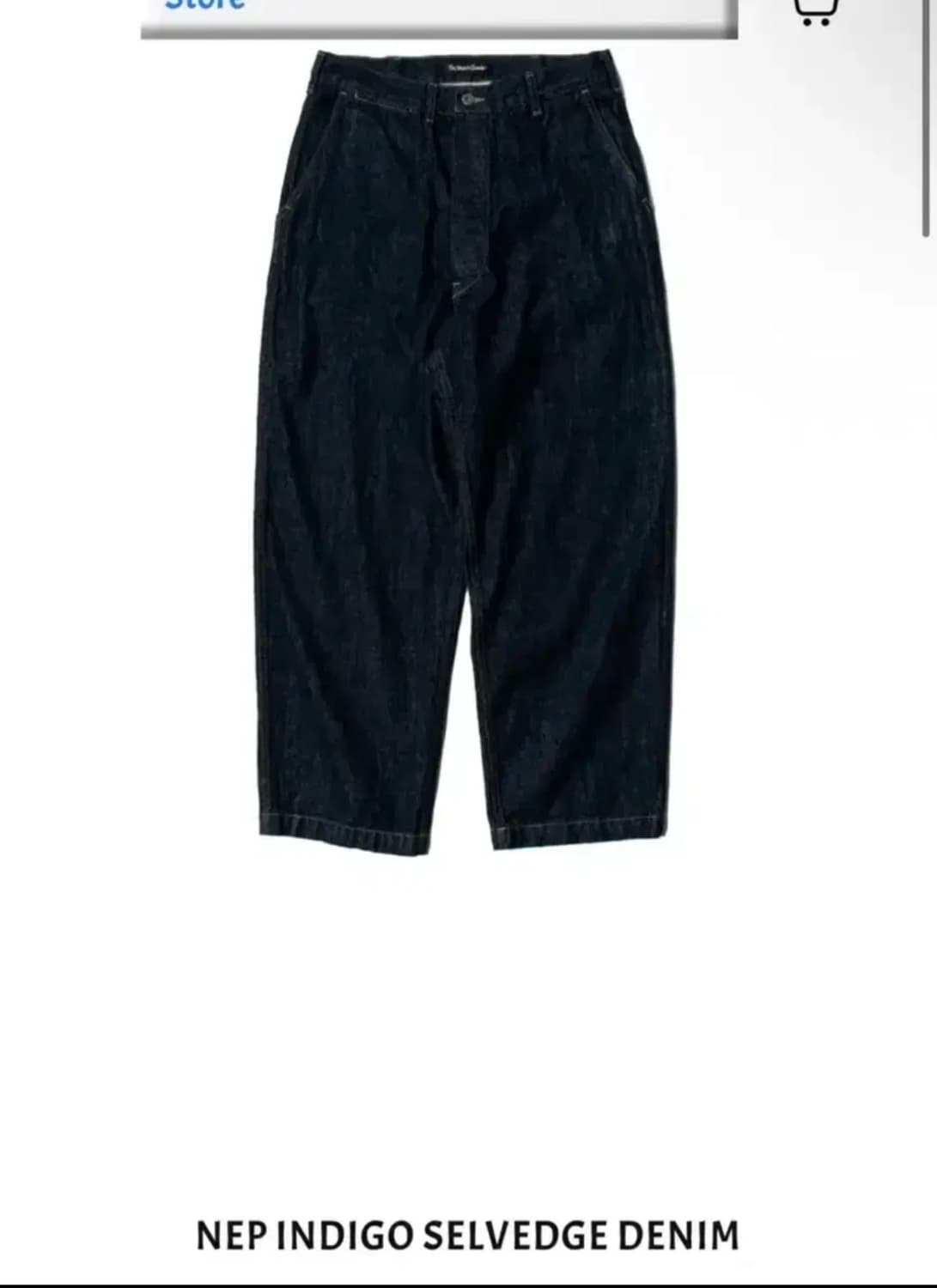 (교환) 뤡코즈 넵 인디고 셀비지 데님 상품이미지1
