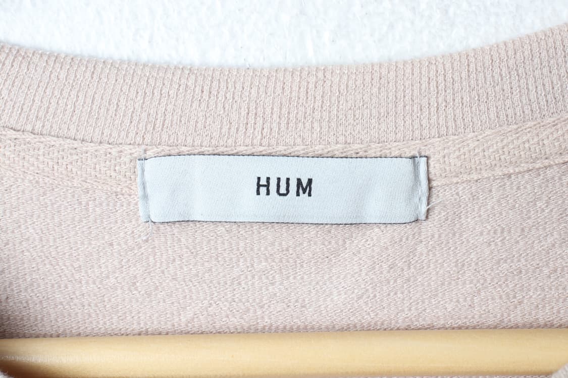 (2XL) 흄 긴팔티셔츠 빅사이즈 무지 베이지 기본-H33455 상품이미지5