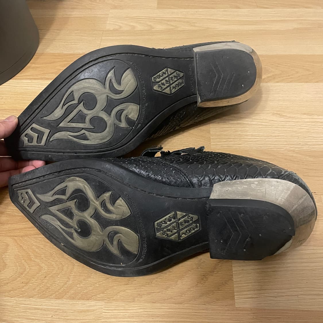 New Rock 파이톤 웨스턴 부츠 상품이미지5