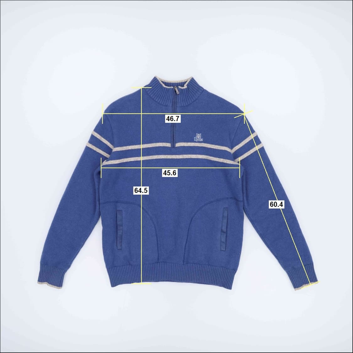 [L] 링스 골프 반집업 니트 스웨터 1103HR1 상품이미지8