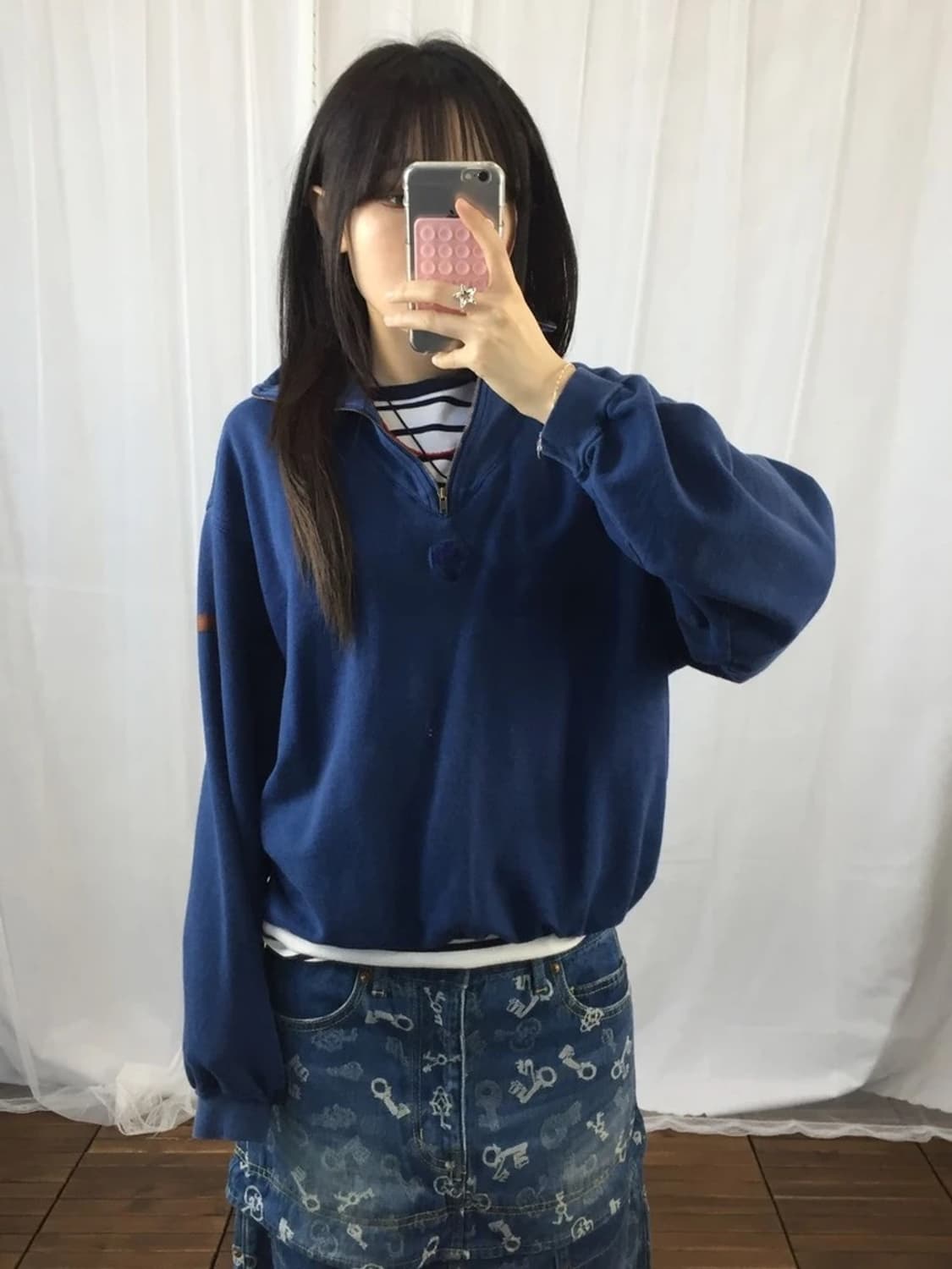 90's Adidas Descente Half Zip Sweatshirt 상품이미지1