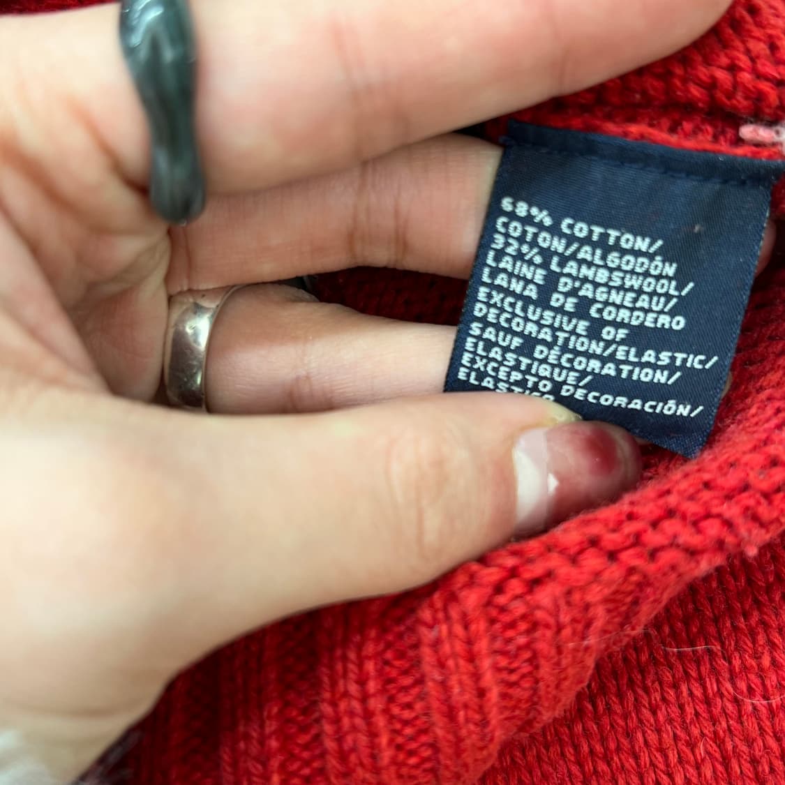 타미힐피거 니트 집업 r2805 상품이미지8