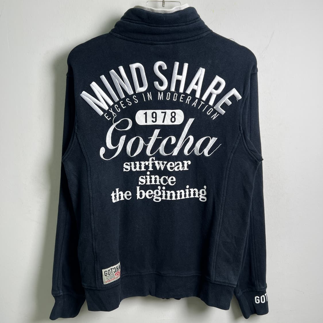 Gotcha 갓챠 블랙 트랙 집업 자켓 M 상품이미지6