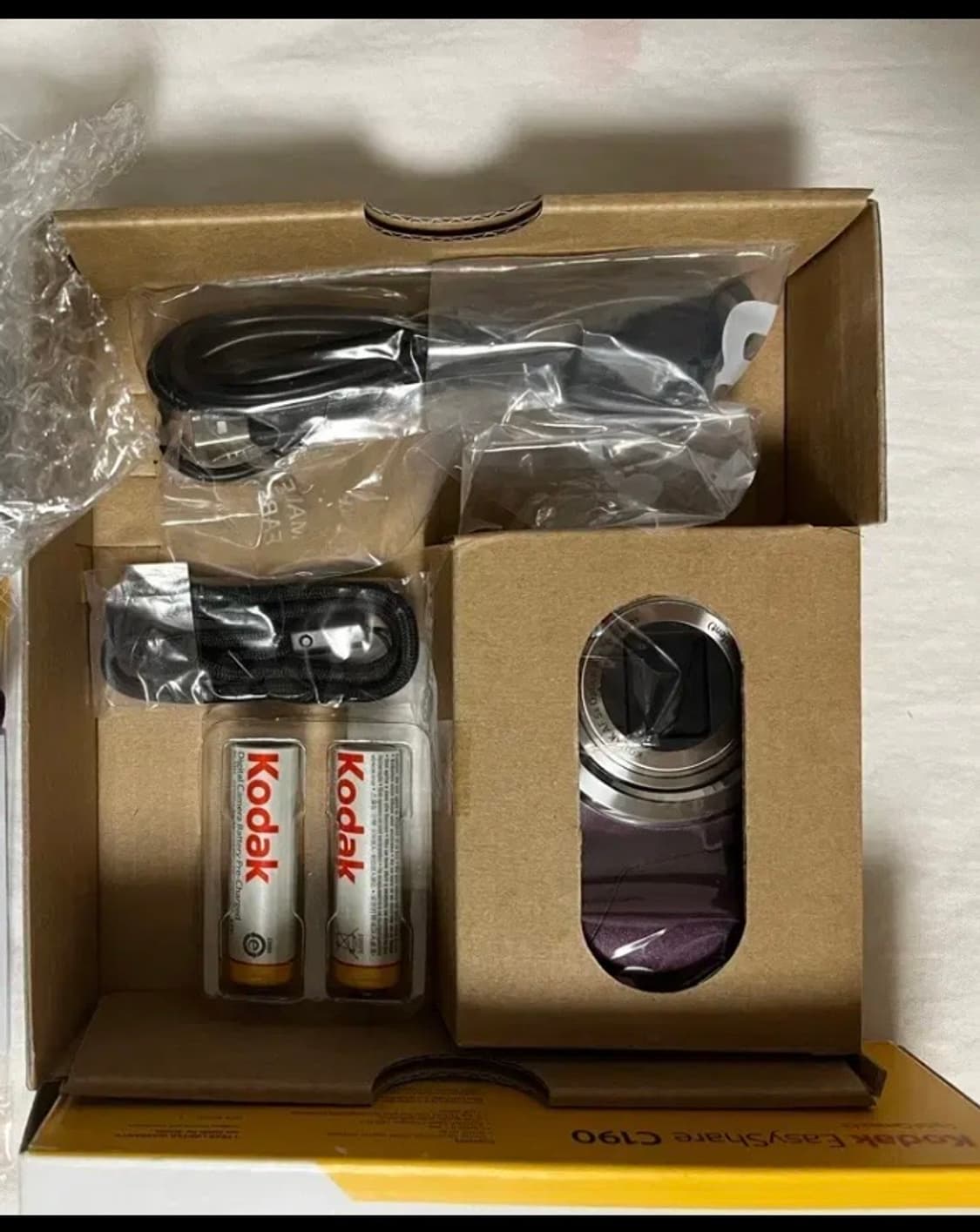 (미사용 새제품) 코닥 c190 레어 보라 빈티지 디카 카메라 상품이미지4