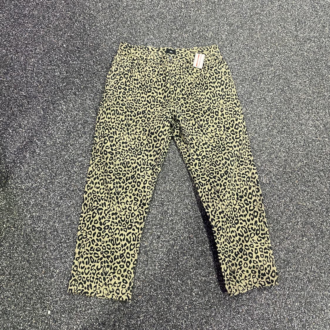 오베이 레오파드 이지핏 팬츠 B3251 상품이미지2